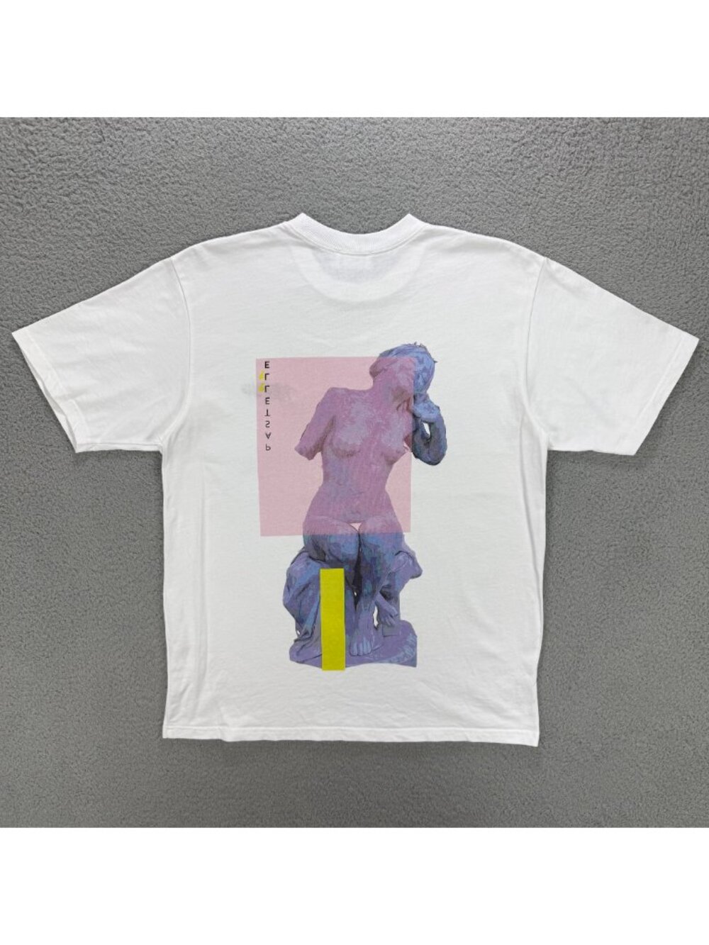 Pastelle T Shirt Mens Medium M White Ellex Roman Statue Logo Streetwear Tee